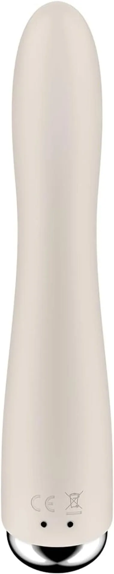 Вібратор Satisfyer Spinning Vibe 1, 17,5 см (білий)