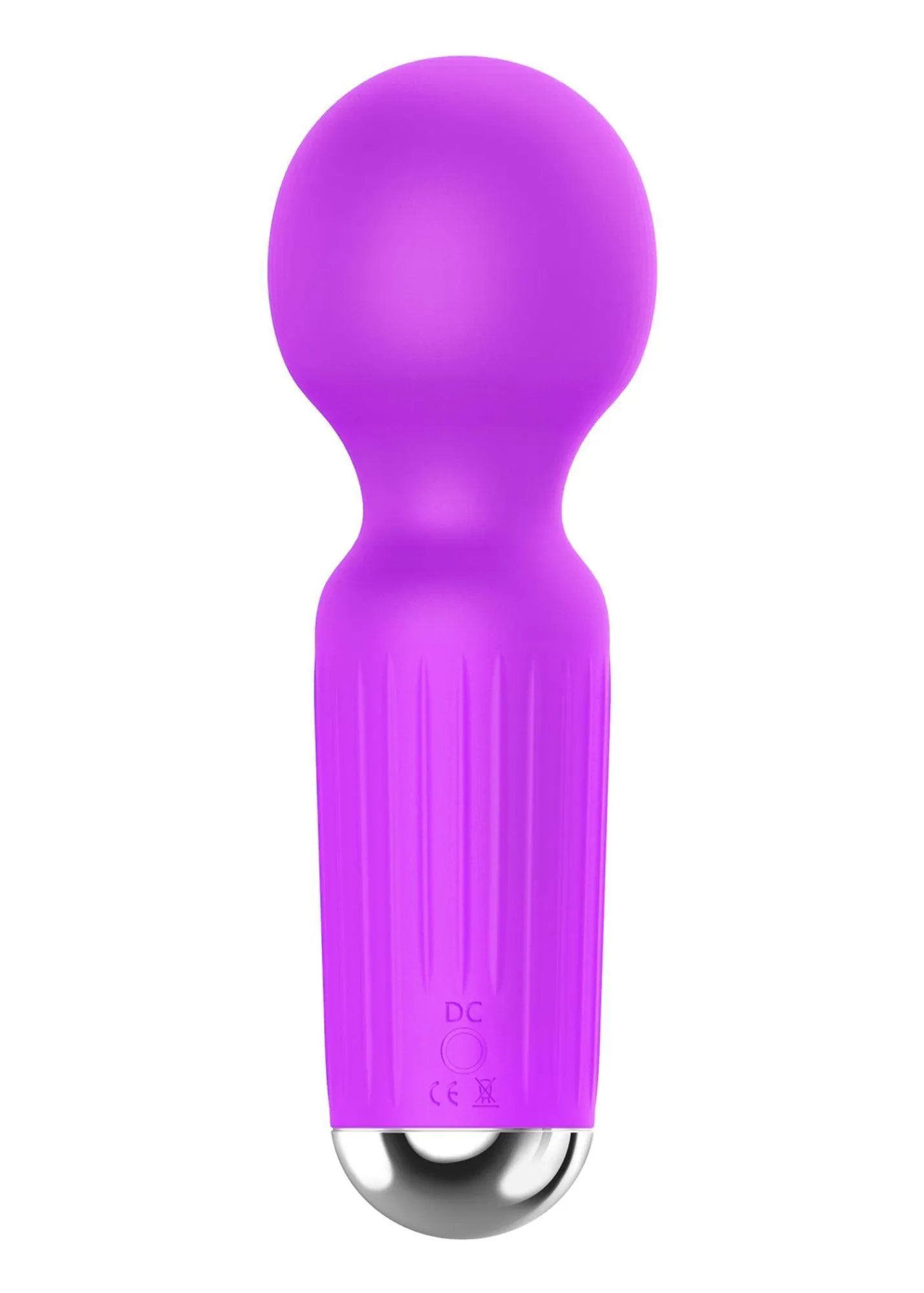 Boss Series Rechargeable Mini Massager - Wibromasażer, Fioletowy, 11 cm