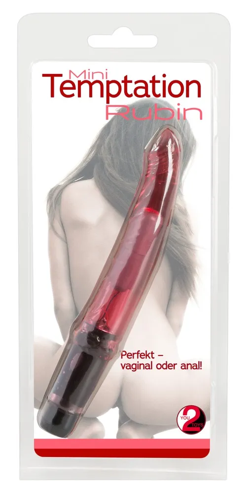You2Toys Temptation Rubin - Wibrator, Czerwony, 16 cm