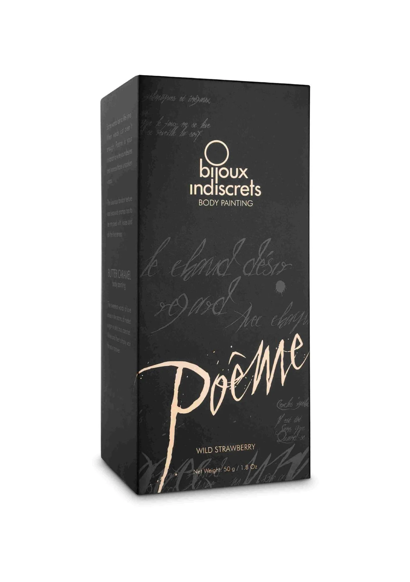 Bijoux Indiscrets Poême - Farbka do ciała, Czerwony, Truskawka, 50 ml