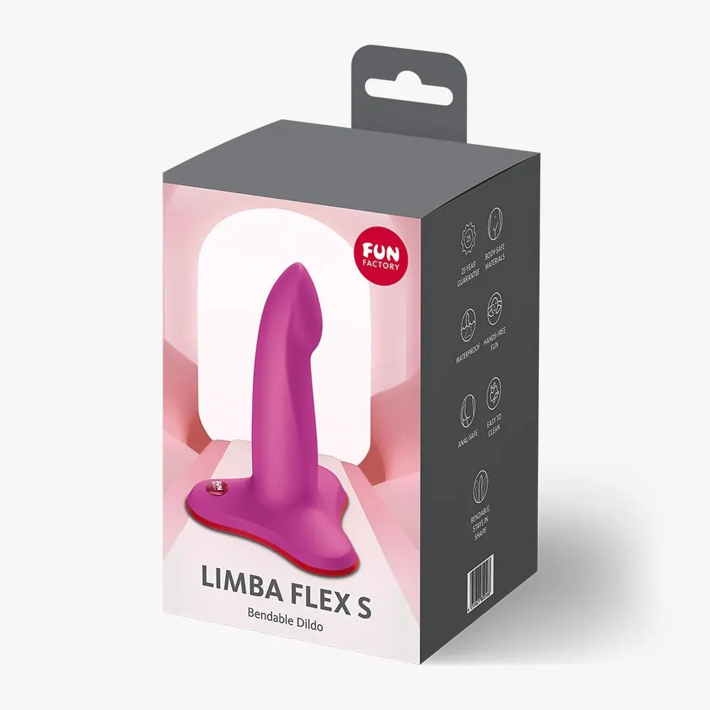Фалоімітатор Fun Factory Limba Flex S, 12.2 см (фуксія)