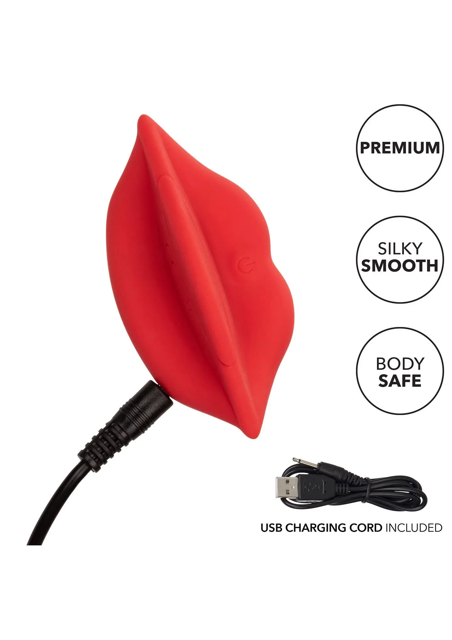 Міні-вібратор Calexotics Muah Mini Vibrator (червоний)