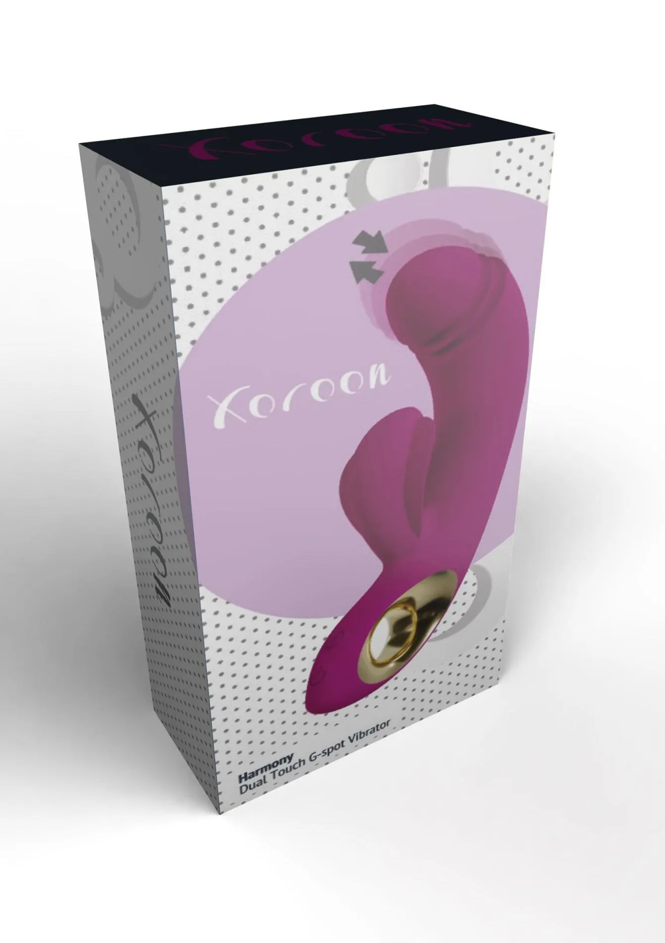 Xocoon Harmony DualTouch G-spot - Wibrator królik, Fioletowy, 16.5 cm