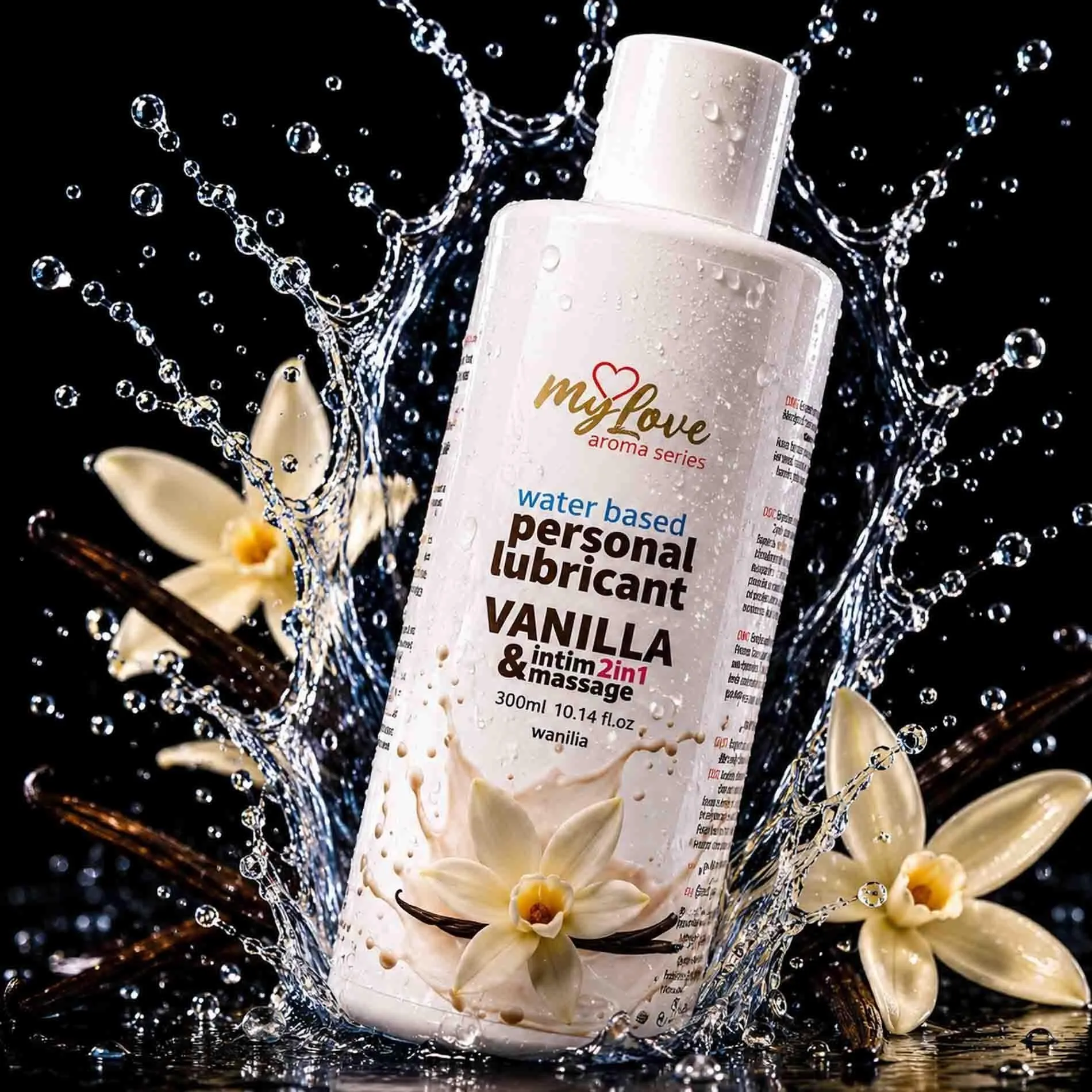 MyLove Aroma Series Intim&Massage 2in1 Vanilla - Lubrykant, Wanilia, 300 ml