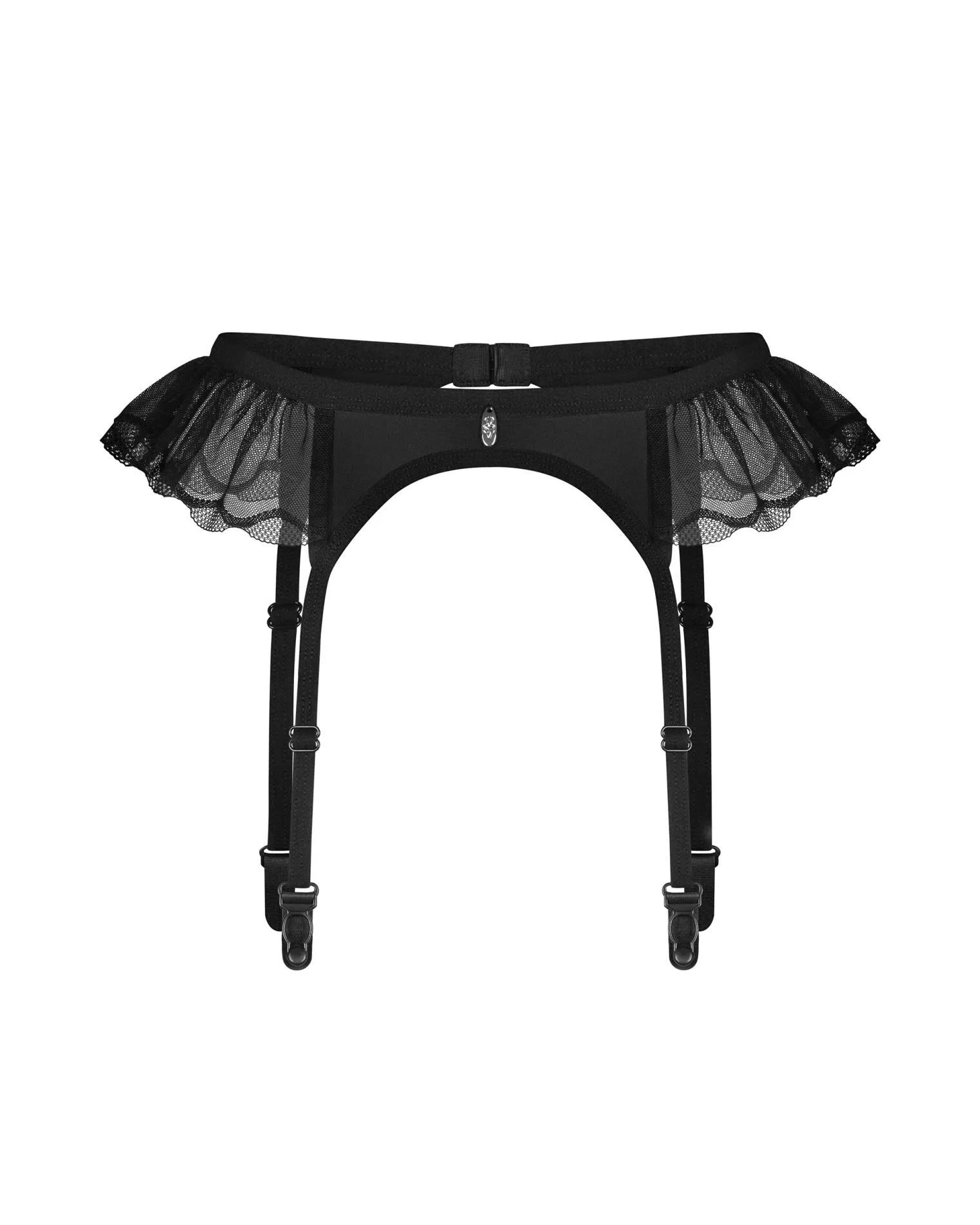 Пояс для чулок Obsessive Stelisa, L/XL (черный)