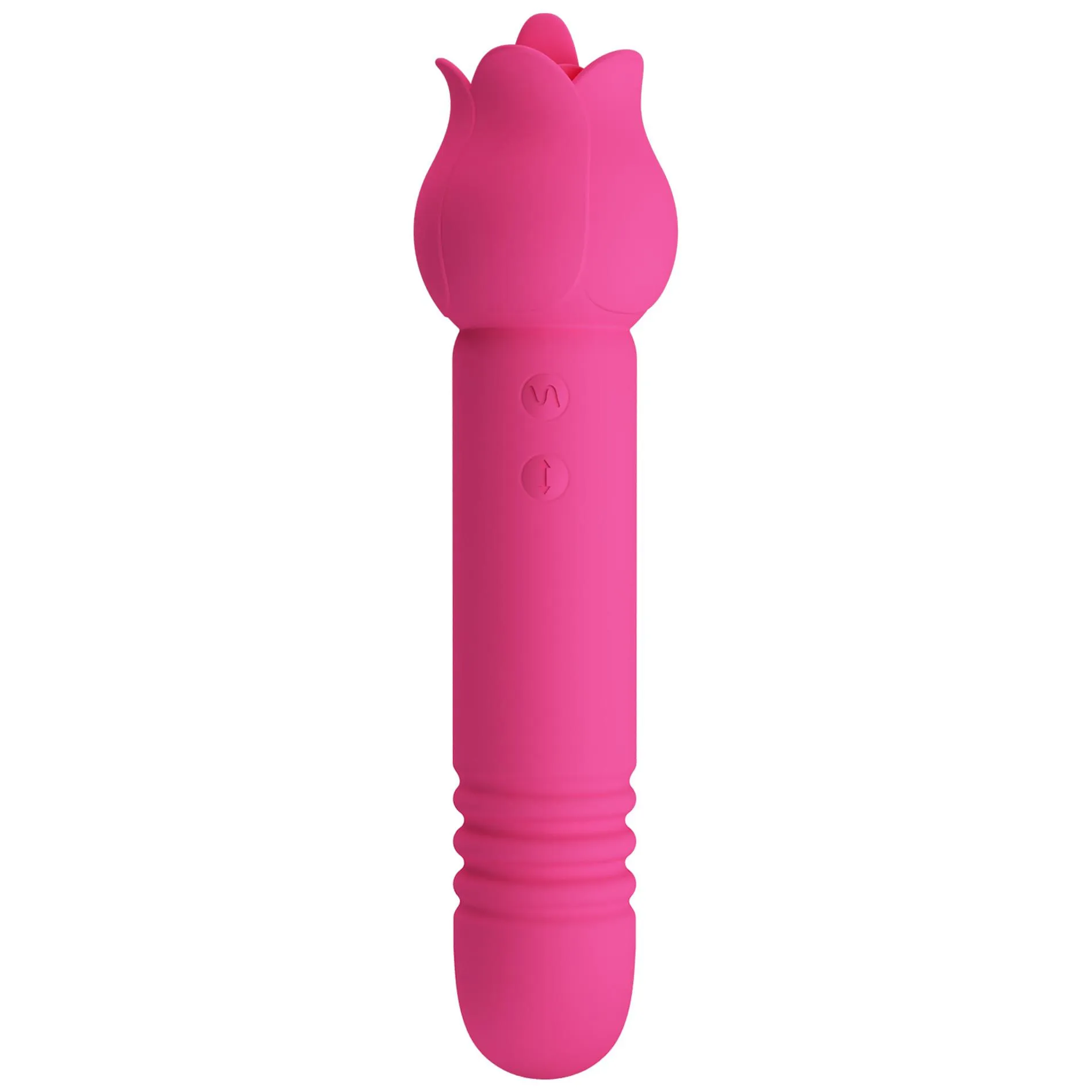 Вибратор Pretty Love Chaley Dual-End, 16.2 см (розовый)