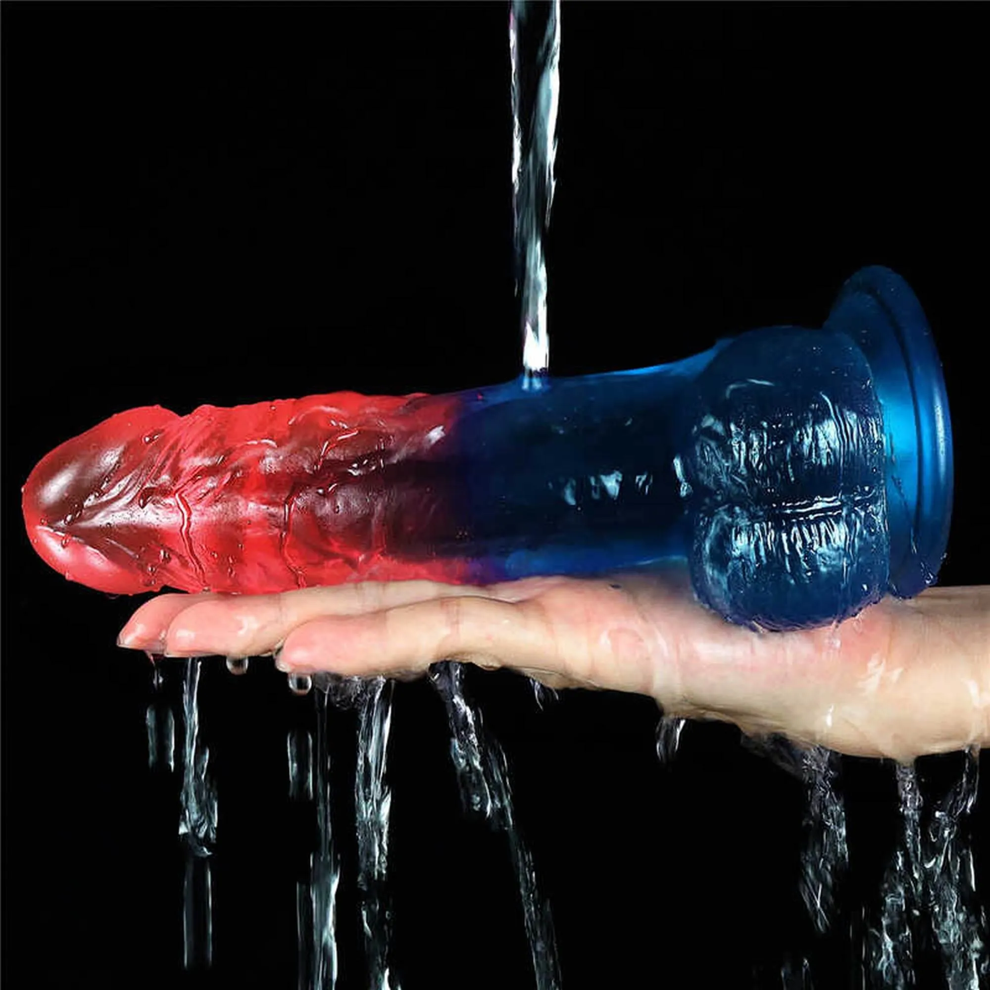 Lovetoy Dazzle Studs 8" - Dildo, Multi, 20 cm, 20 cm