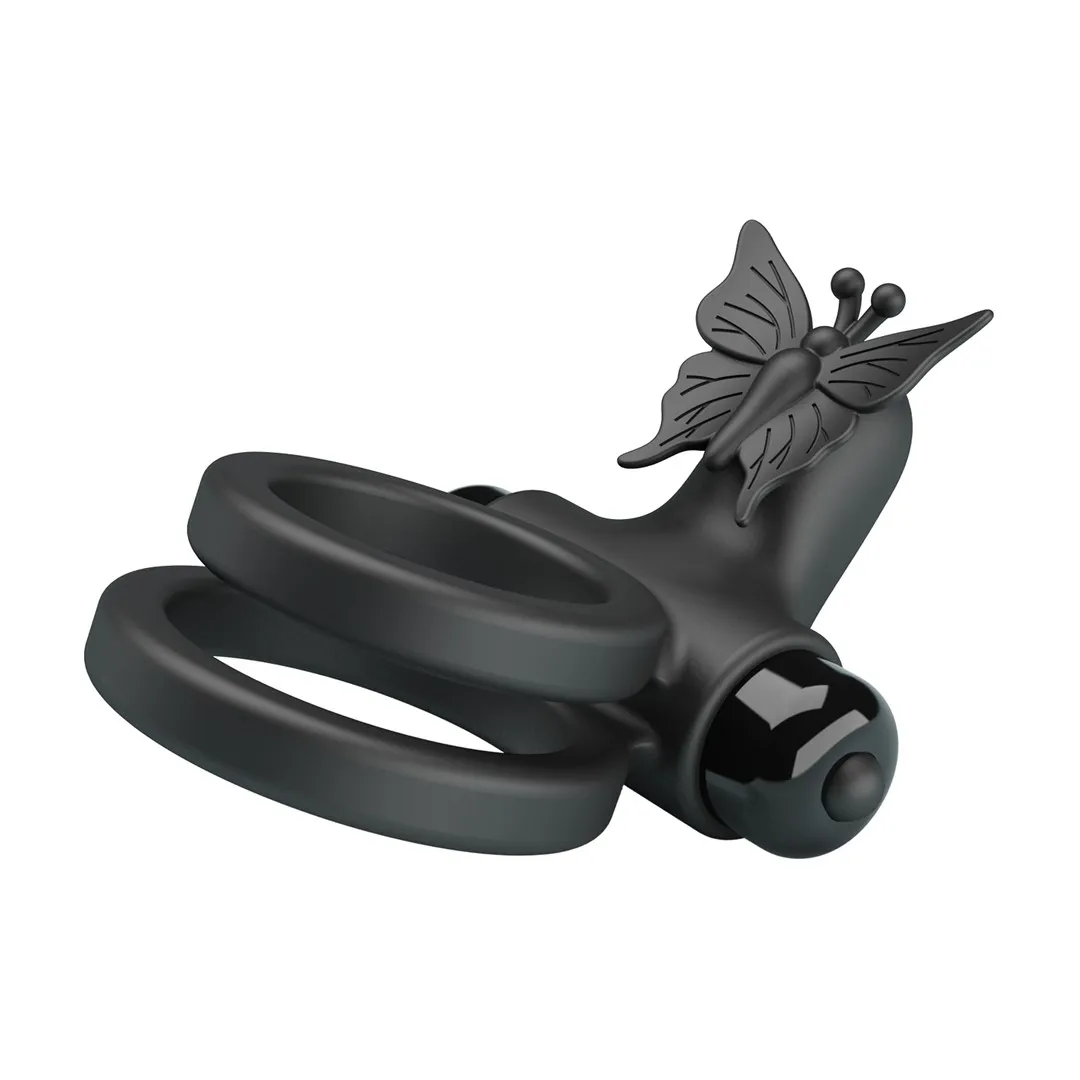 Эрекционное кольцо Pretty Love Passionate Ring IX, 8,6 см (черный)
