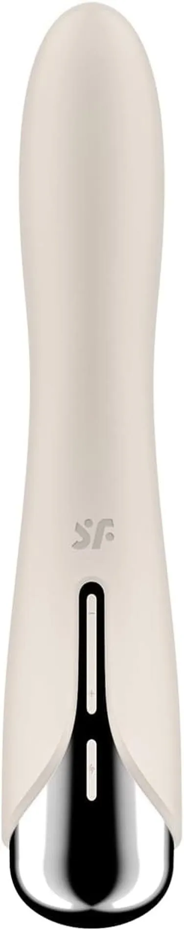 Вібратор Satisfyer Spinning Vibe 1, 17,5 см (білий)