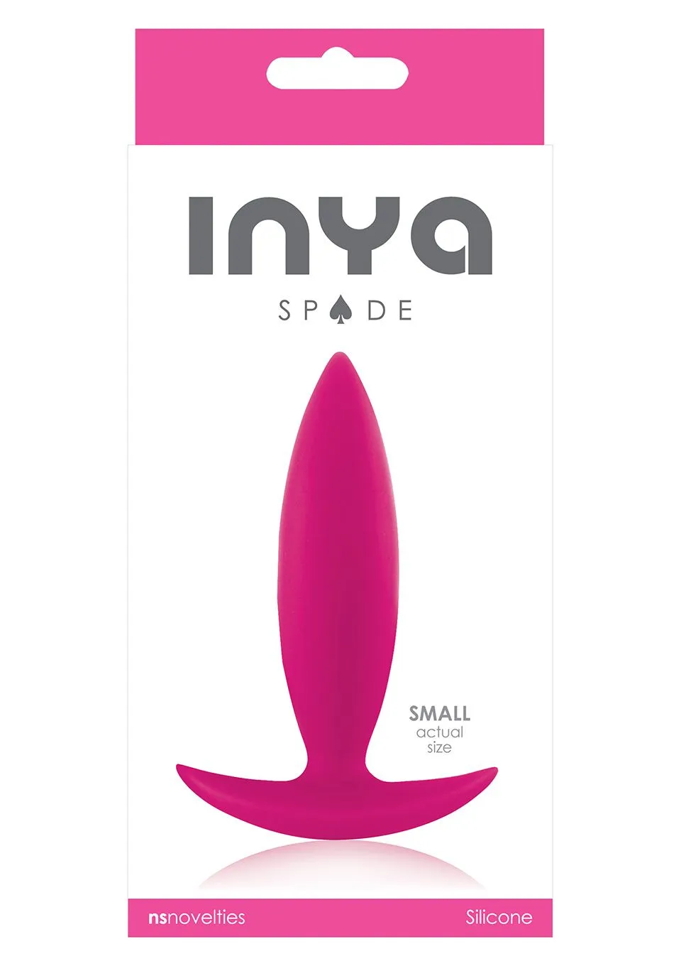 Анальна пробка Ns Novelties Inya Spades Small, 10 см (рожевий)