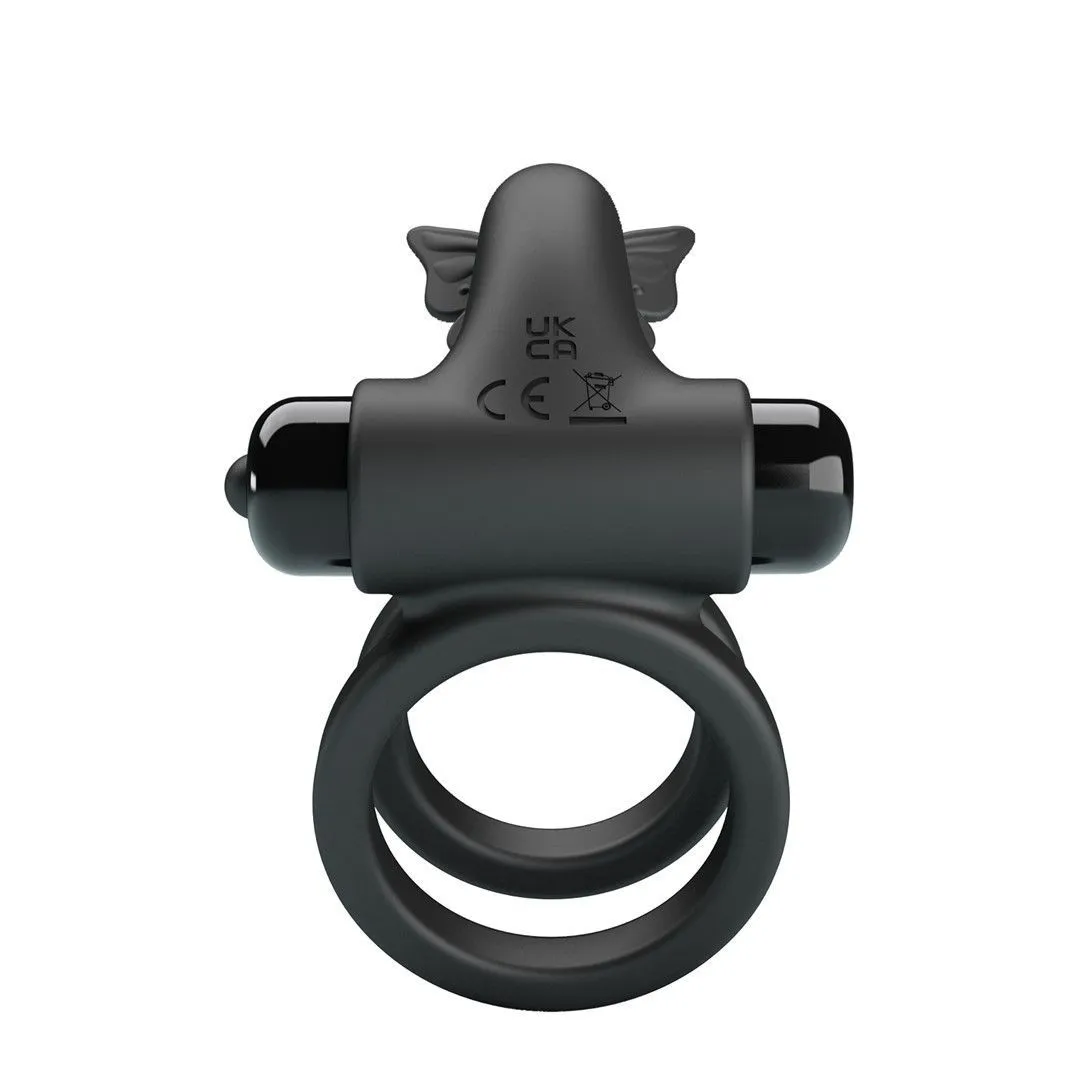 Ерекційне кільце Pretty Love Passionate Ring IX, 8,6 см (чорний)
