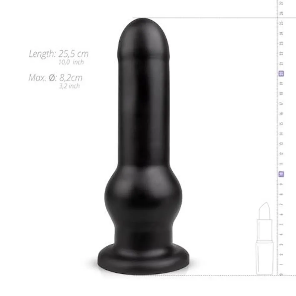 Фаллоимитатор EasyToys Tactical, 25.5 см (черный)