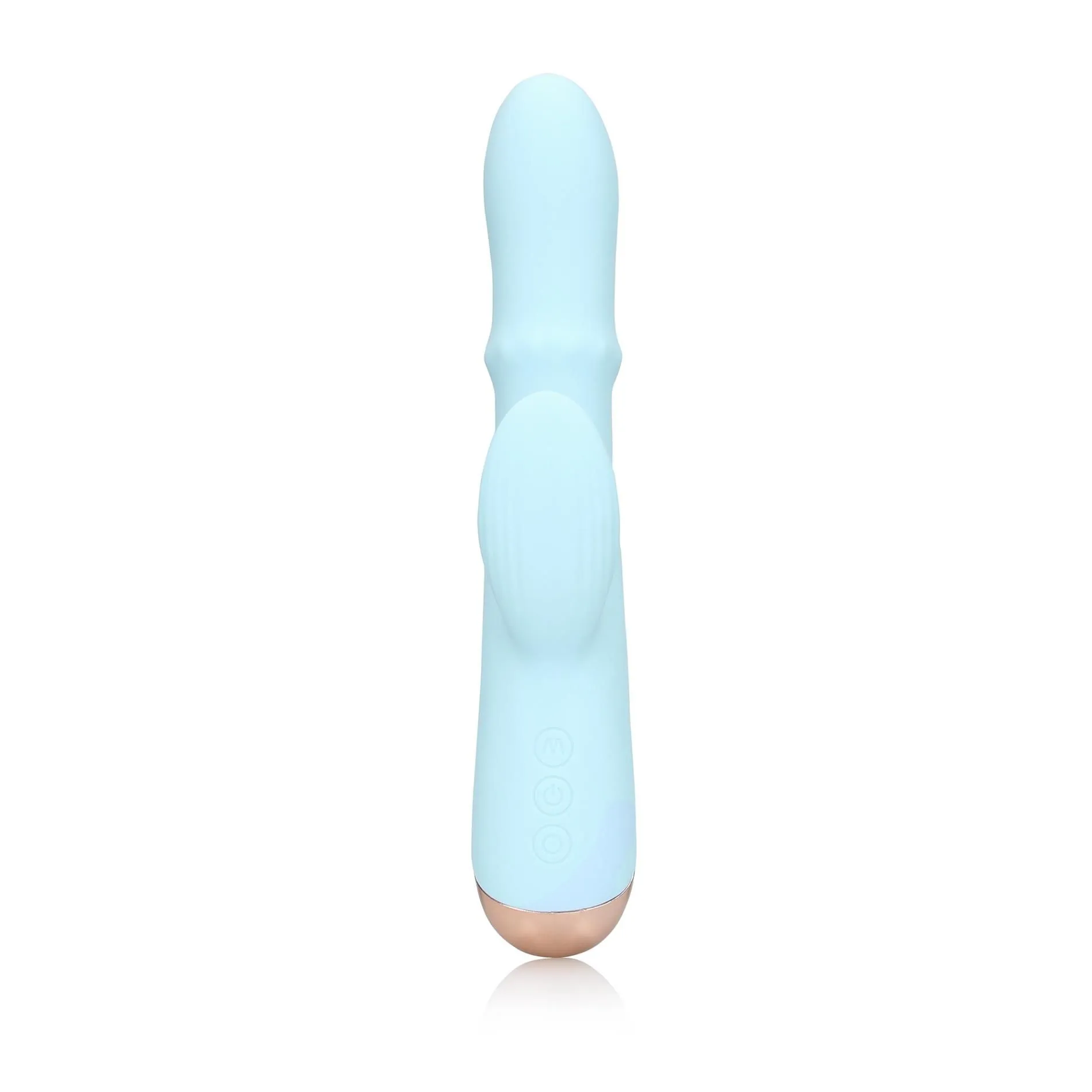 Вібратор-кролик Loveline Artic Blue, 23 см (блакитний)