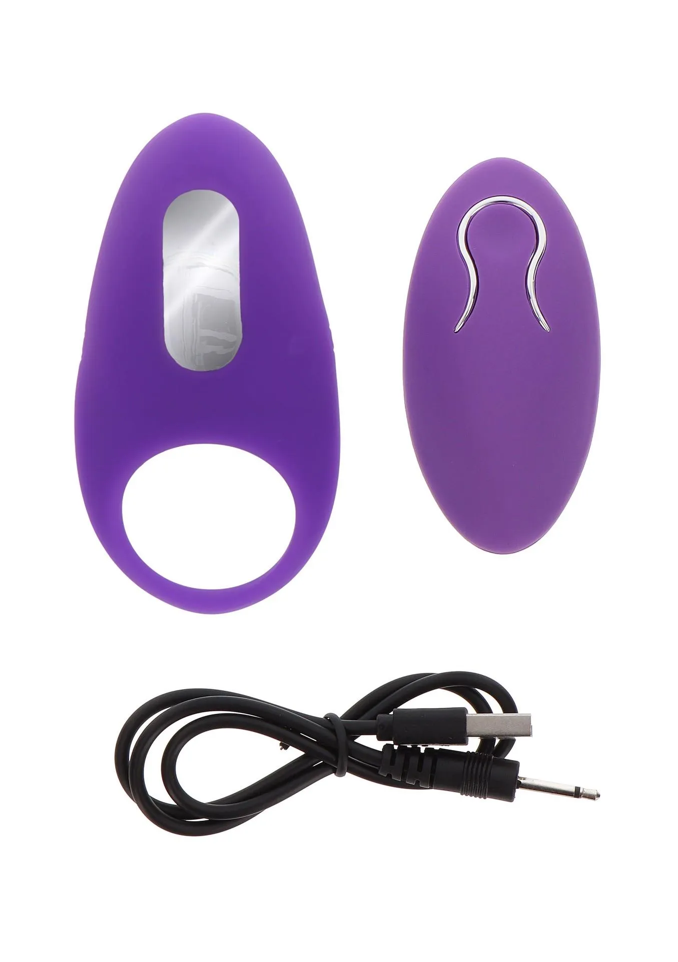 Эрекционное кольцо Toy Joy Happiness Tease & Arouse C-Ring, 8.9 см (фиолетовый)