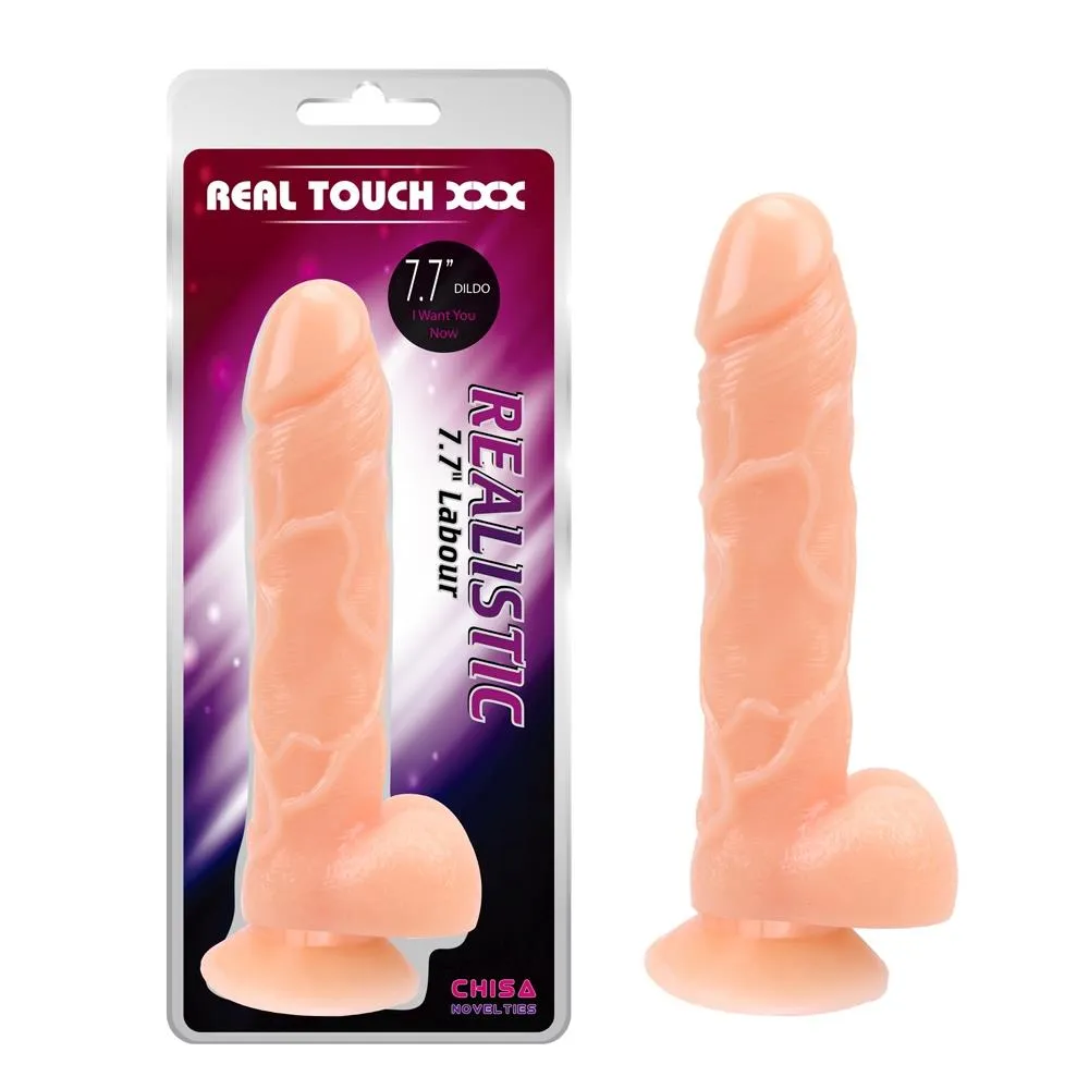 Фаломіметатор Real Touch XXX Realistic 7.7" Labour, 20 см (тілесний)
