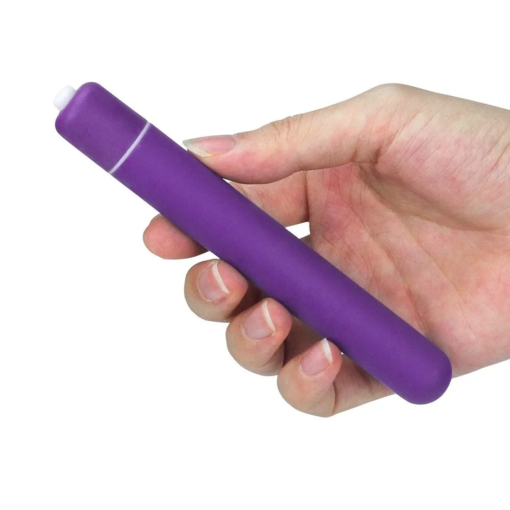 Мини-вибратор X-Basic Bullet, 10 скоростей, 13 см (фиолетовый)
