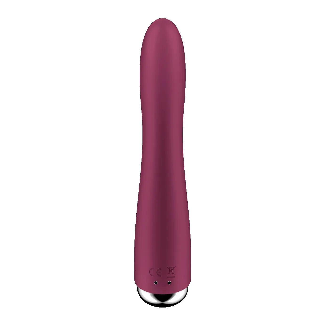 Вібратор Satisfyer Spinning Vibe 1, 17,5 см (бордовий)