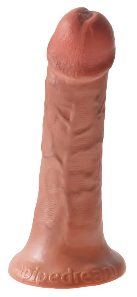 King Cock King Cock 6" - Dildo, Brązowy, 17 cm