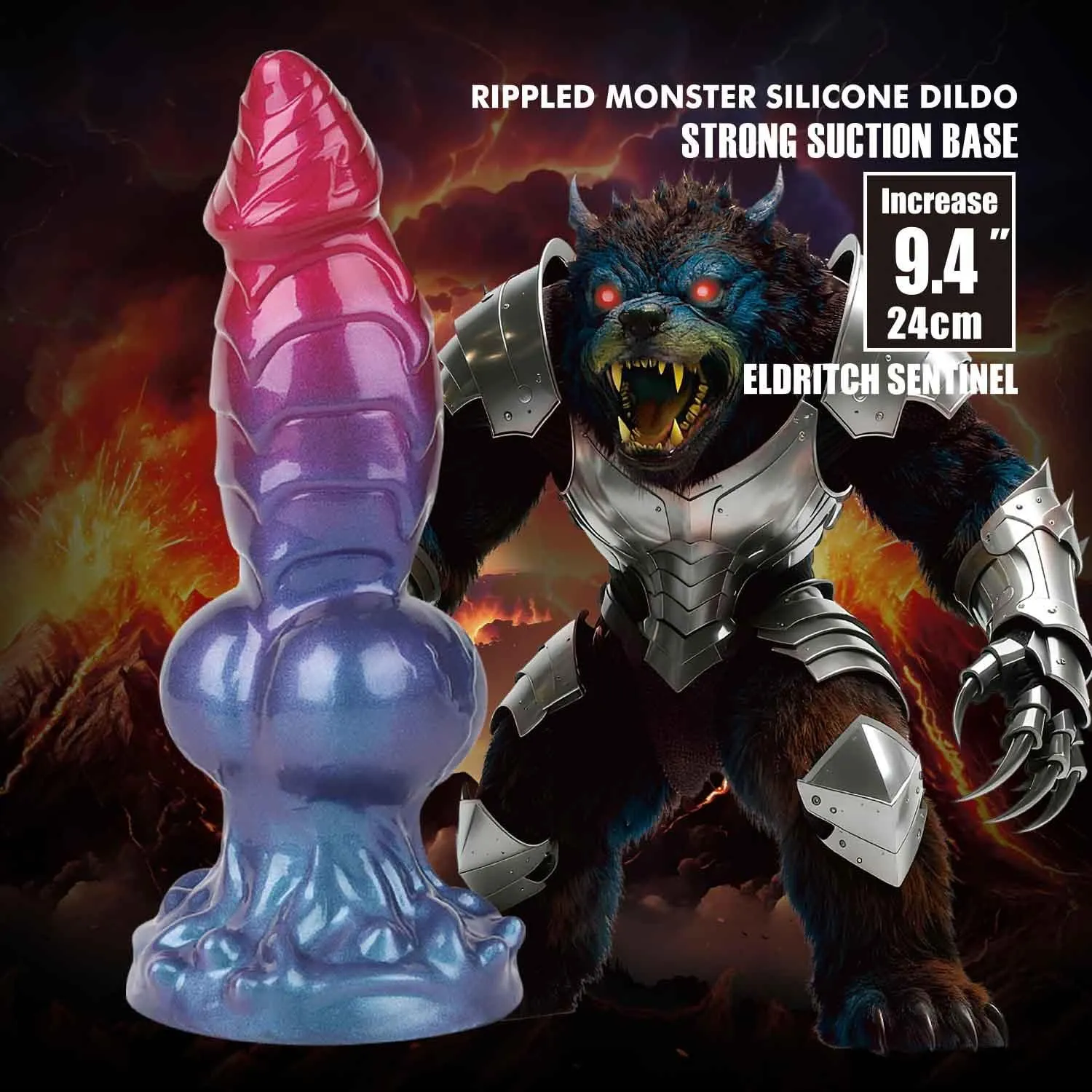 BAILE Power Monsters Eldritch Sentinel - Dildo, Multi, 24 cm
