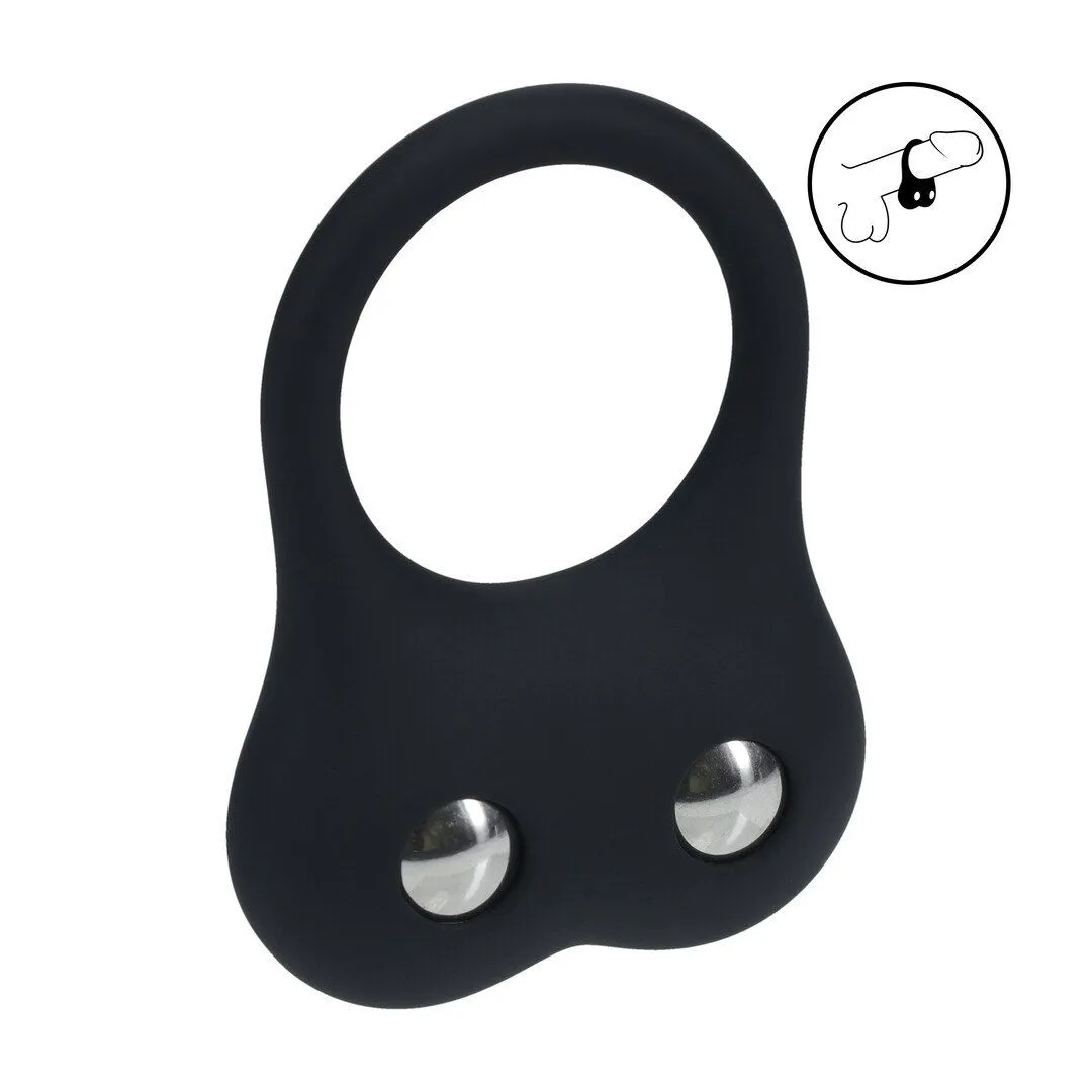 Эрекционное кольцо Levelz Training Cockring M, 7.2 см (черный)