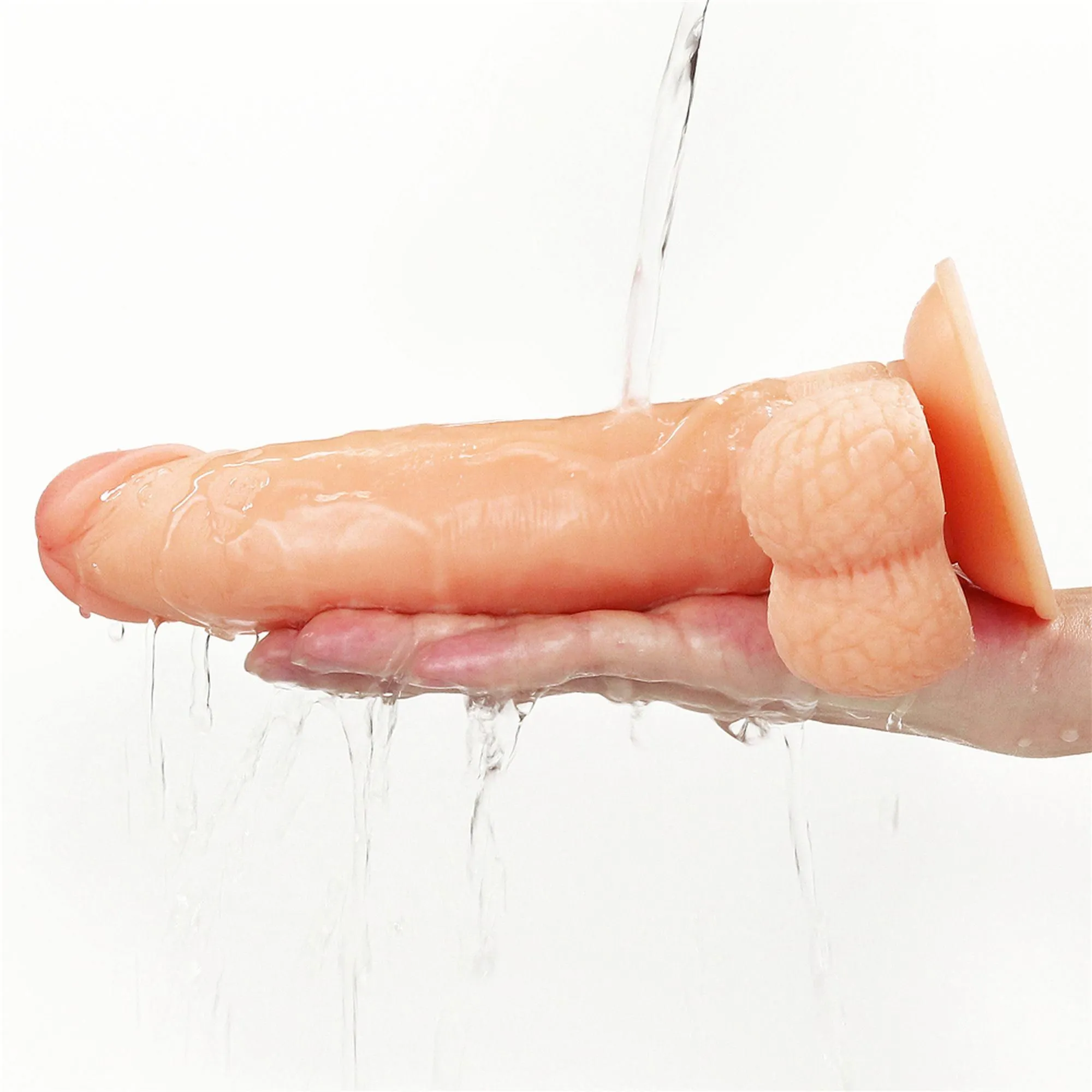 Страпон LoveToy Ingen Easy Strapon Set, 21,5 см (тілесний)