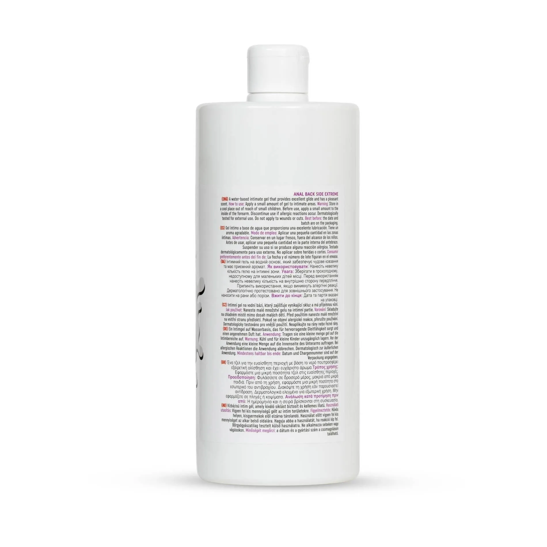 MyLove Anal Back Side Extreme - Żel lubrykujący, Mięta, 1000 ml