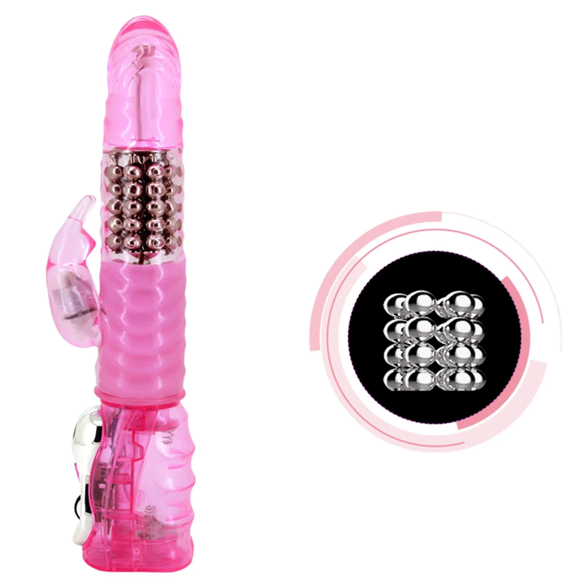 Вибратор-кролик Baile Deluxe Dream Lover, 26 см (розовый)