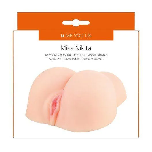 Мастурбатор Me You Us Miss Nikita Premium Vibrating Realistic (телесный)