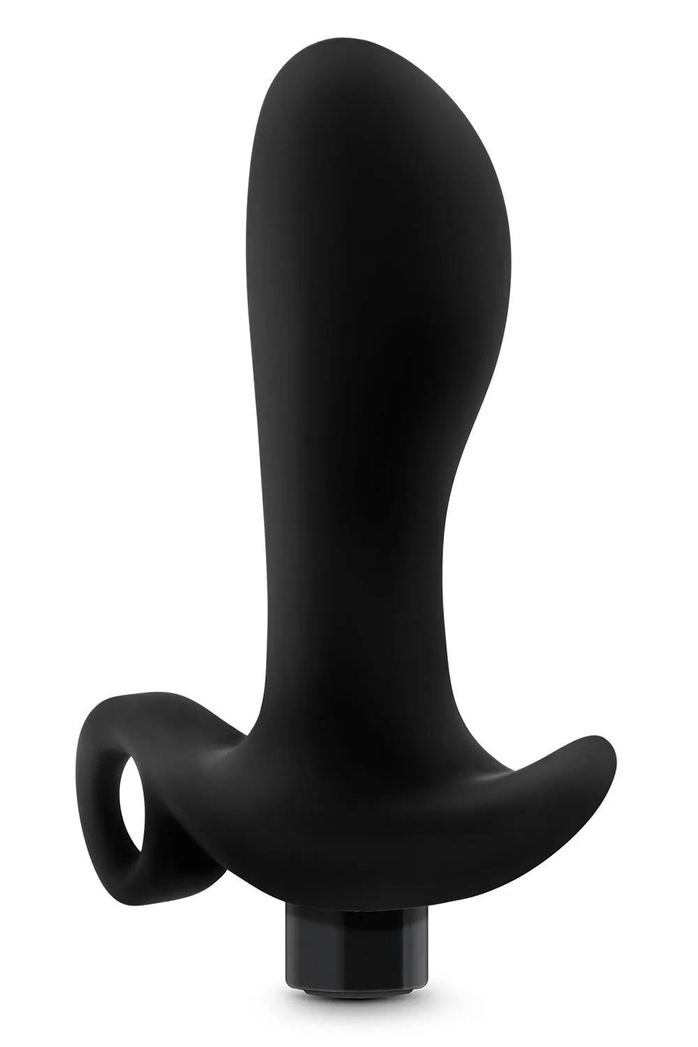 Стимулятор простати Anal Adventures Platinum Vibrating 1, 10.7 см (чорний)