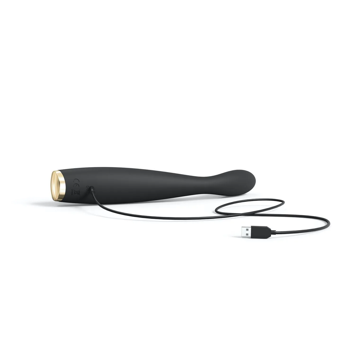 Dorcel G-Slim - Wibrator do punktu G, Czarny, 19, 1 cm