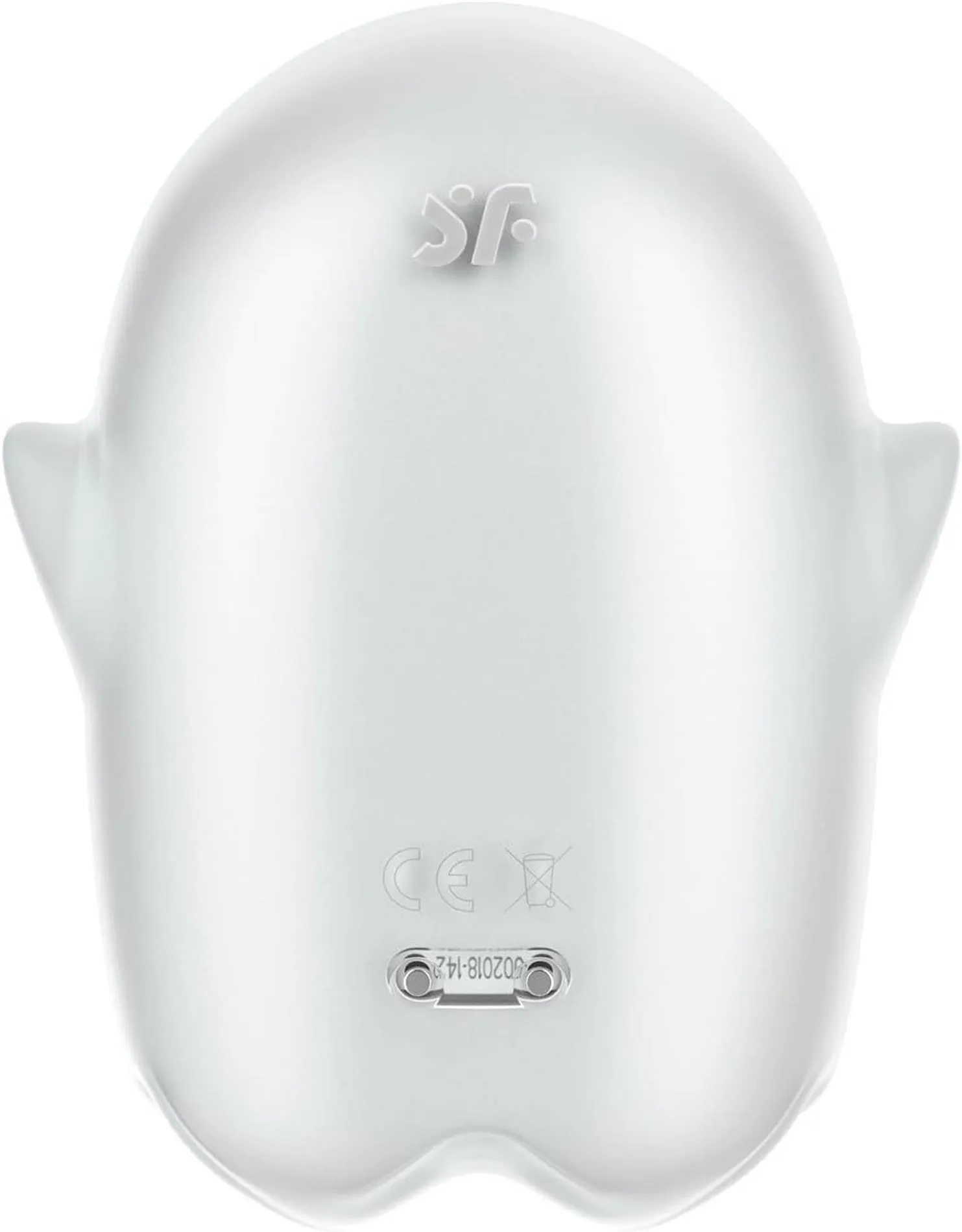 Вакуумный стимулятор клитора с вибрацией Satisfyer Glowing Ghost (белый)