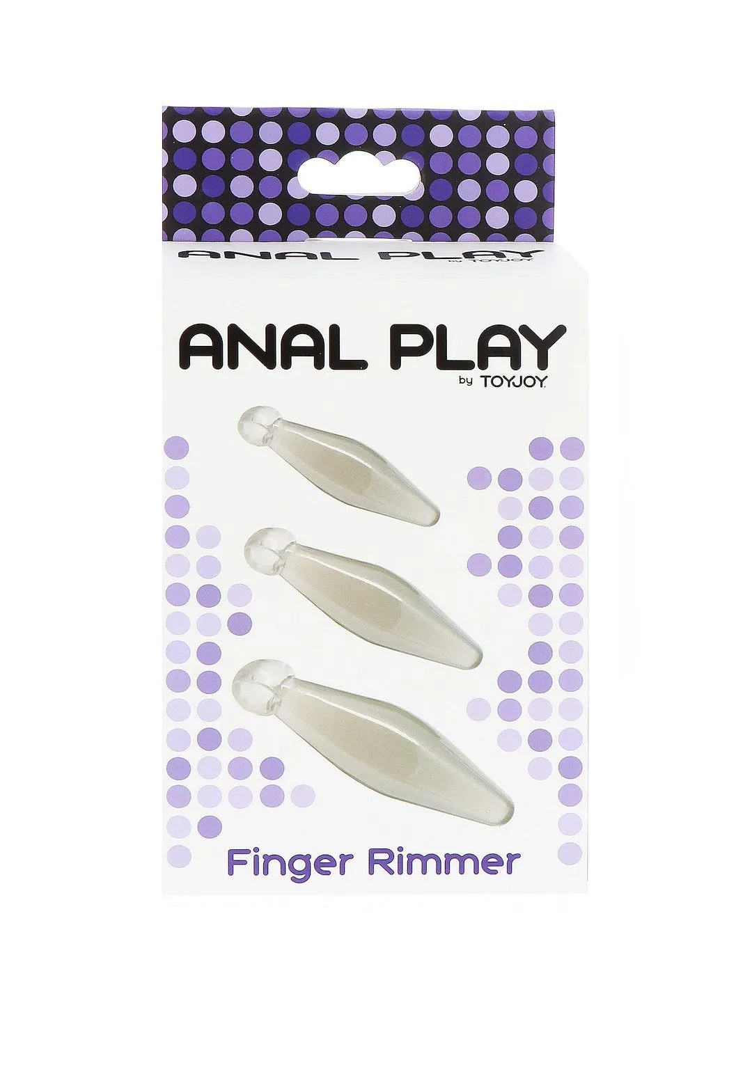 TOYJOY Finger Rimmer - Zestaw korków analnych, Przezroczysty, 10 cm
