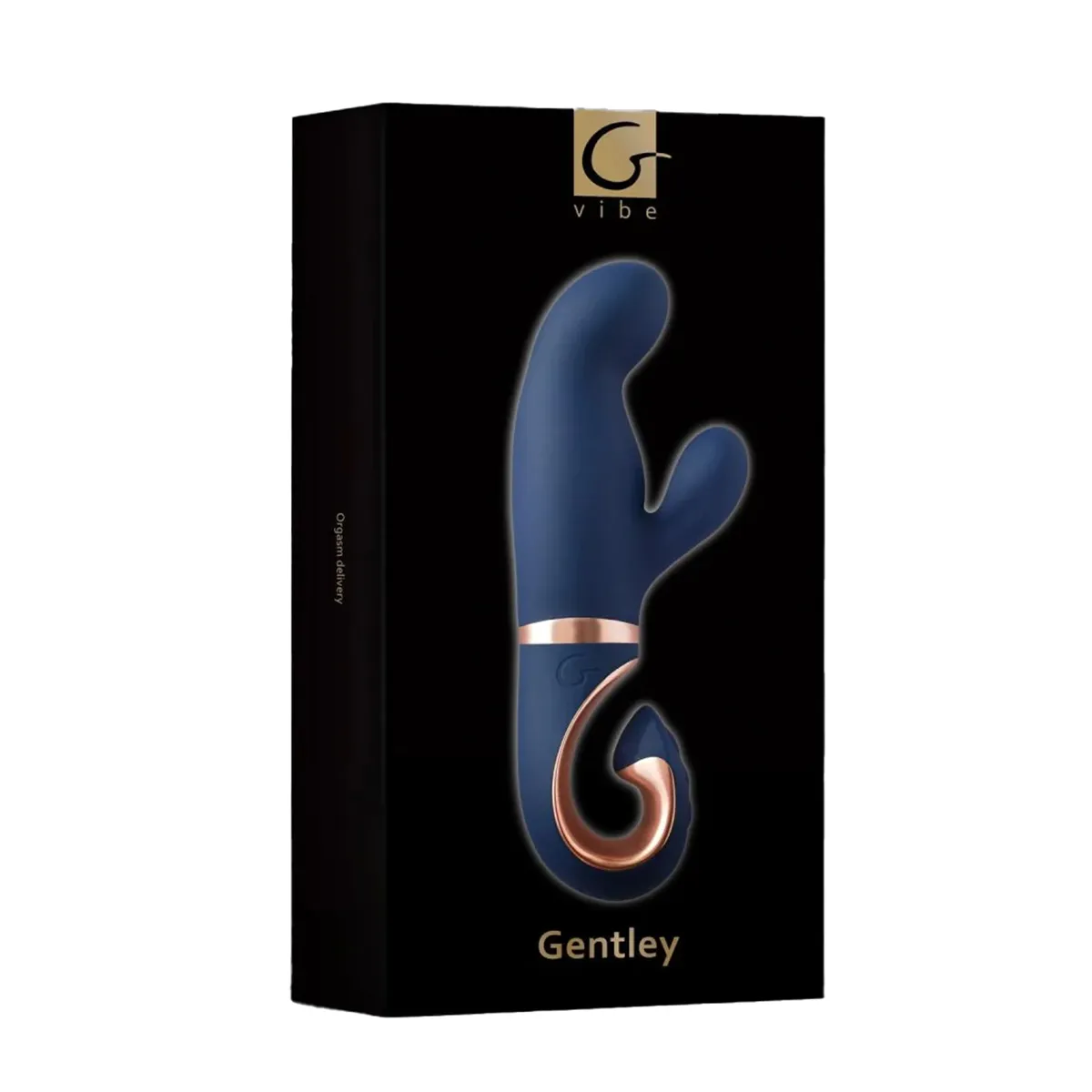 Вибратор-кролик Gvibe Gentley, 19,9 см (синий)