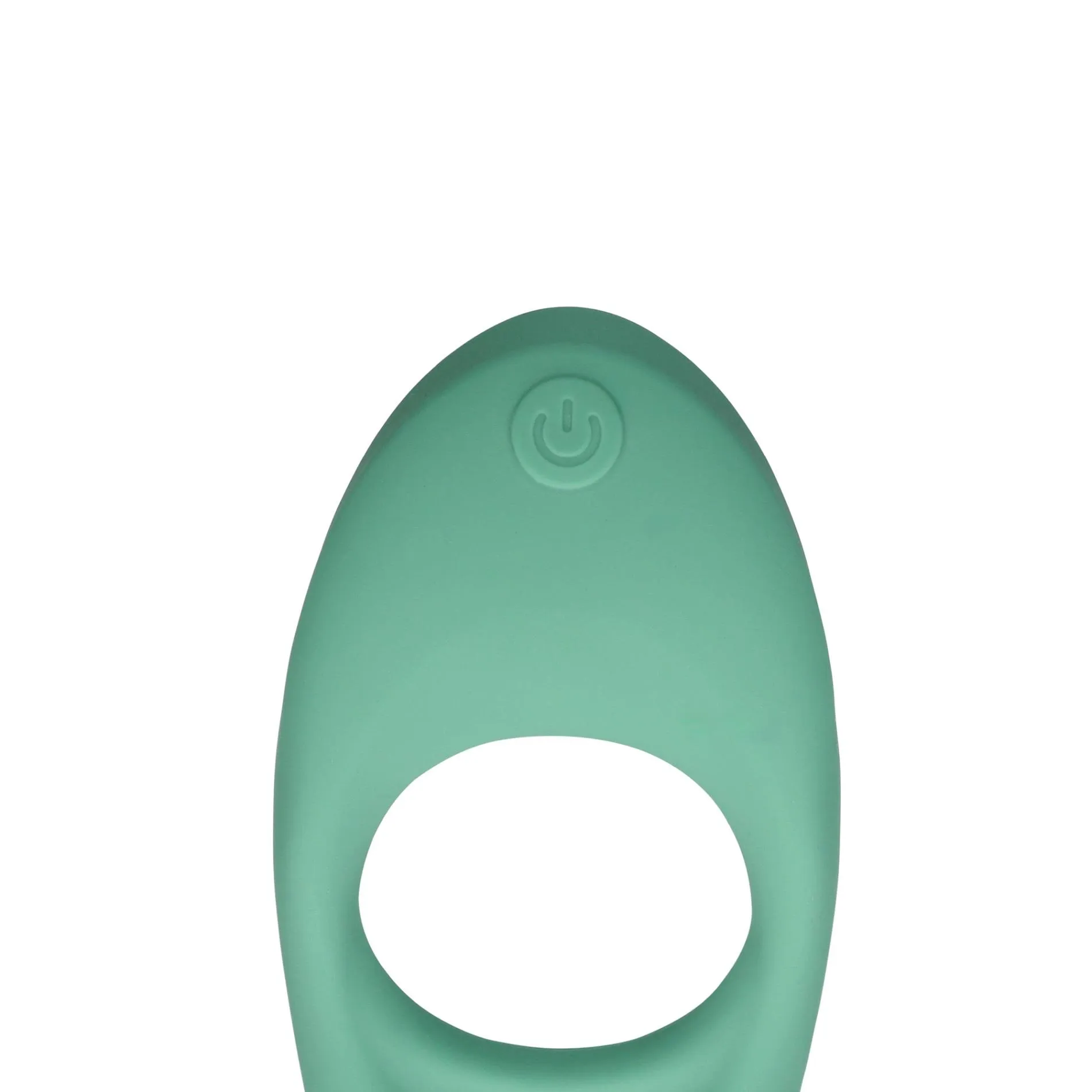 Loveline Pointed Cock Ring - Pierścień erekcyjny, Zielony, 10.7 cm
