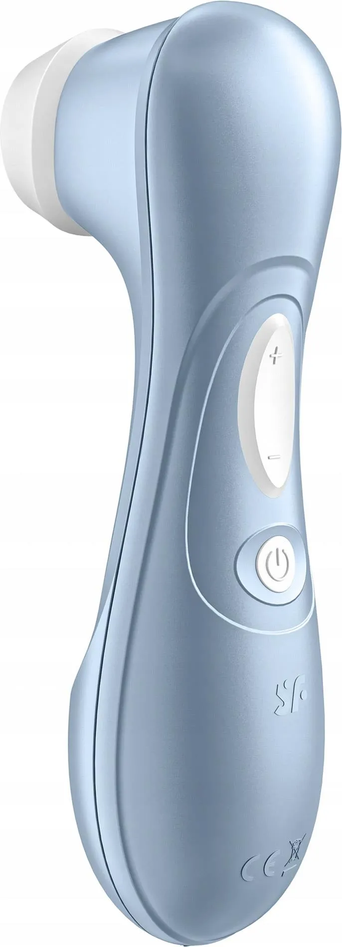 Вакуумний кліторальний стимулятор з вібрацією Satisfyer Pro 2+ (блакитний)