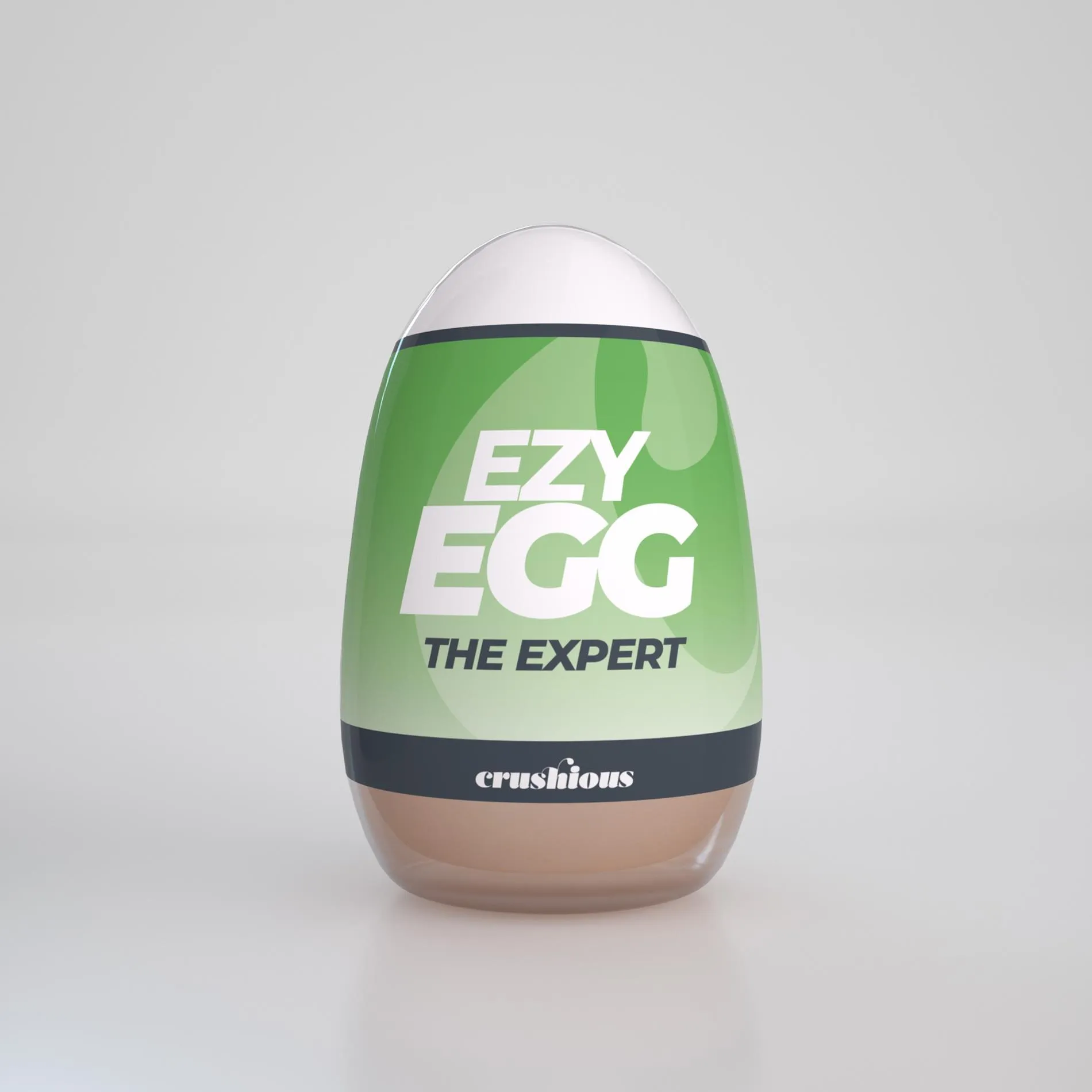 Мастурбатор яйце Crushious Ezy Egg Tne Expert (тілесний)