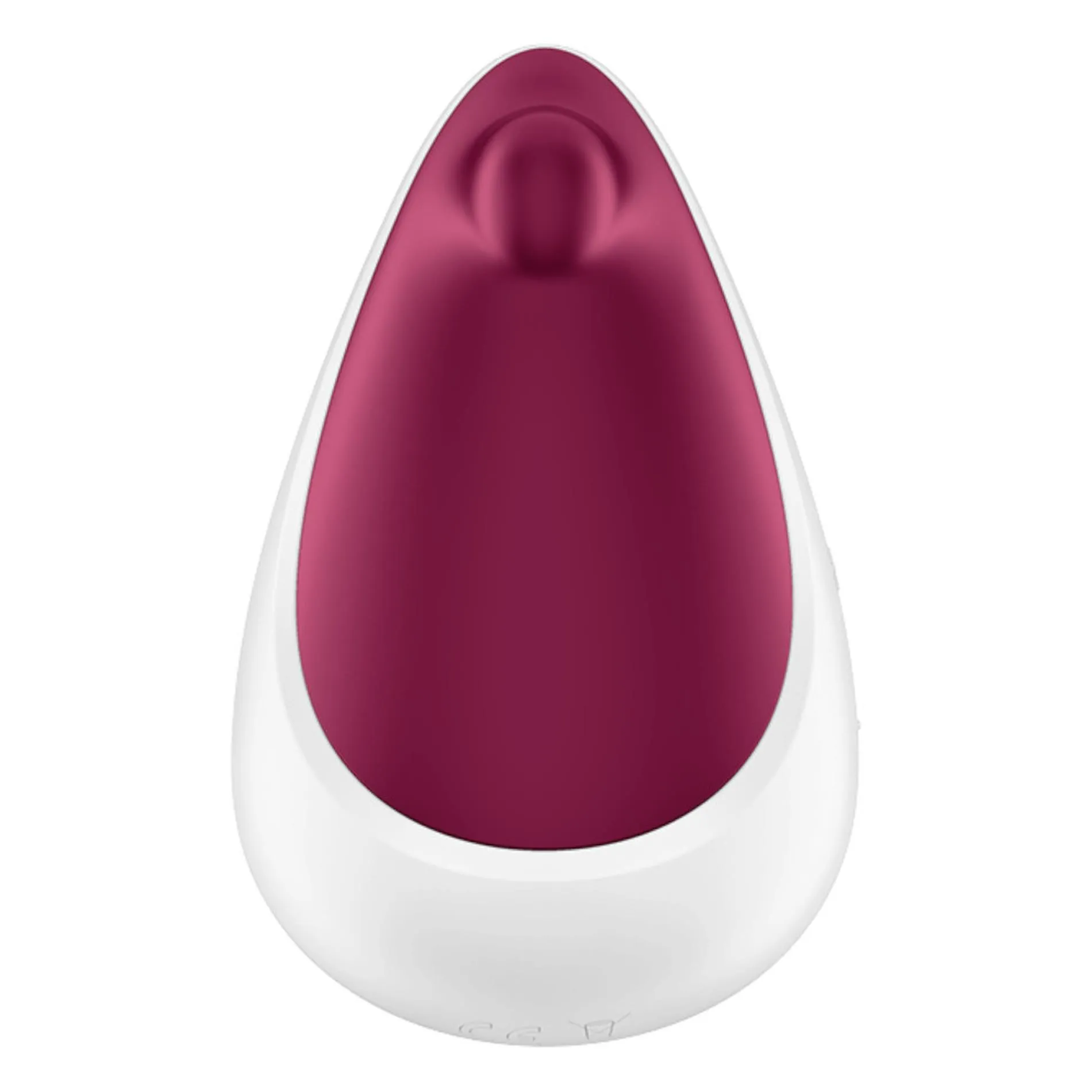 Satisfyer Spot On 3 - Wibrator łechtaczkowy, Bordоwy, 9 cm