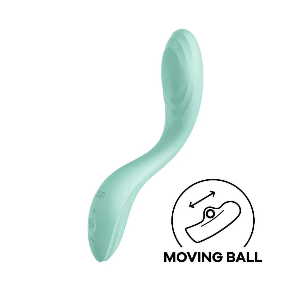 Satisfyer Rrrolling Pleasure - Wibrator do punktu G, Mięta, 22 cm