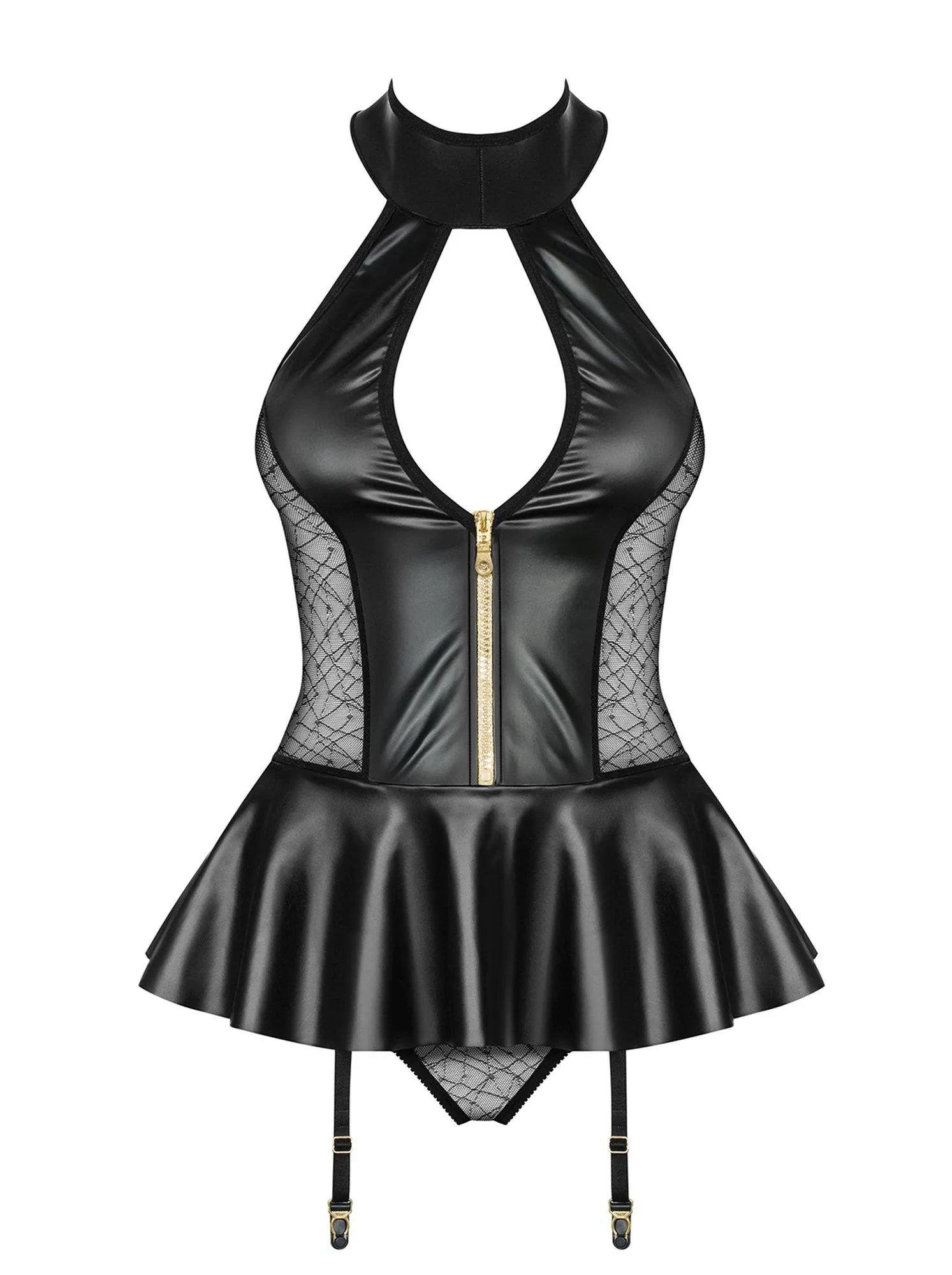 Эротический комплект Obsessive 859, S/M (черный)