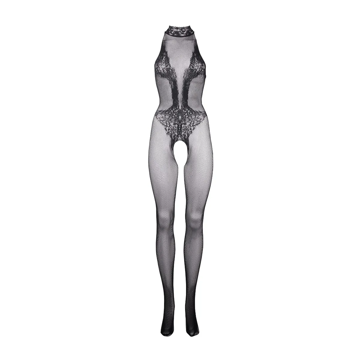 Le Désir Fishnet and Lace - Bodystocking, One size