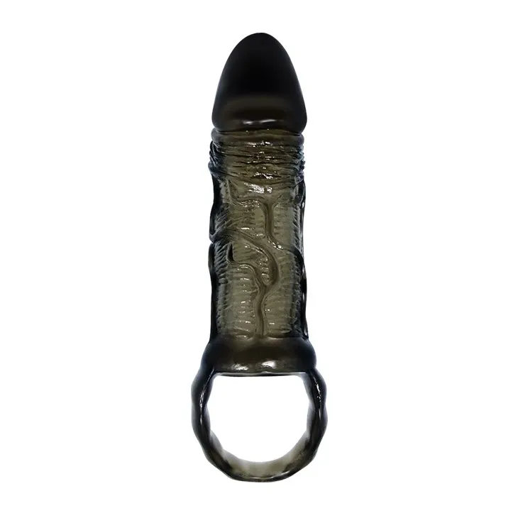 Насадка на пеніс Pretty Love Breyden, 16 см (чорний)