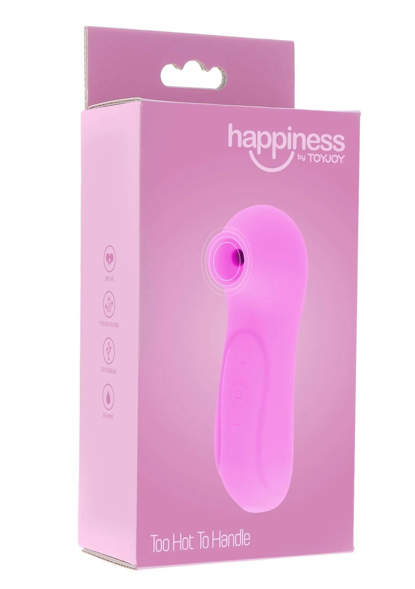 TOYJOY Too Hot To Handle Stimulator - Bezdotykowy stymulator łechtaczki, Różowy, 11.5 cm
