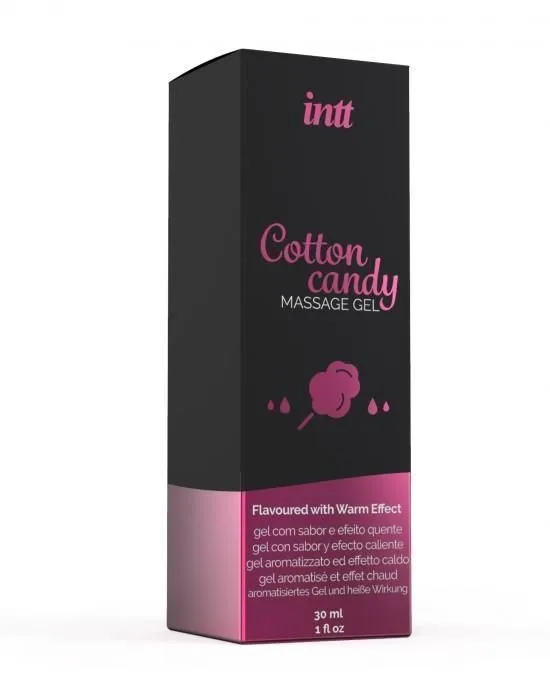 Массажный гель Intt Cotton сладкая вата, 30 мл