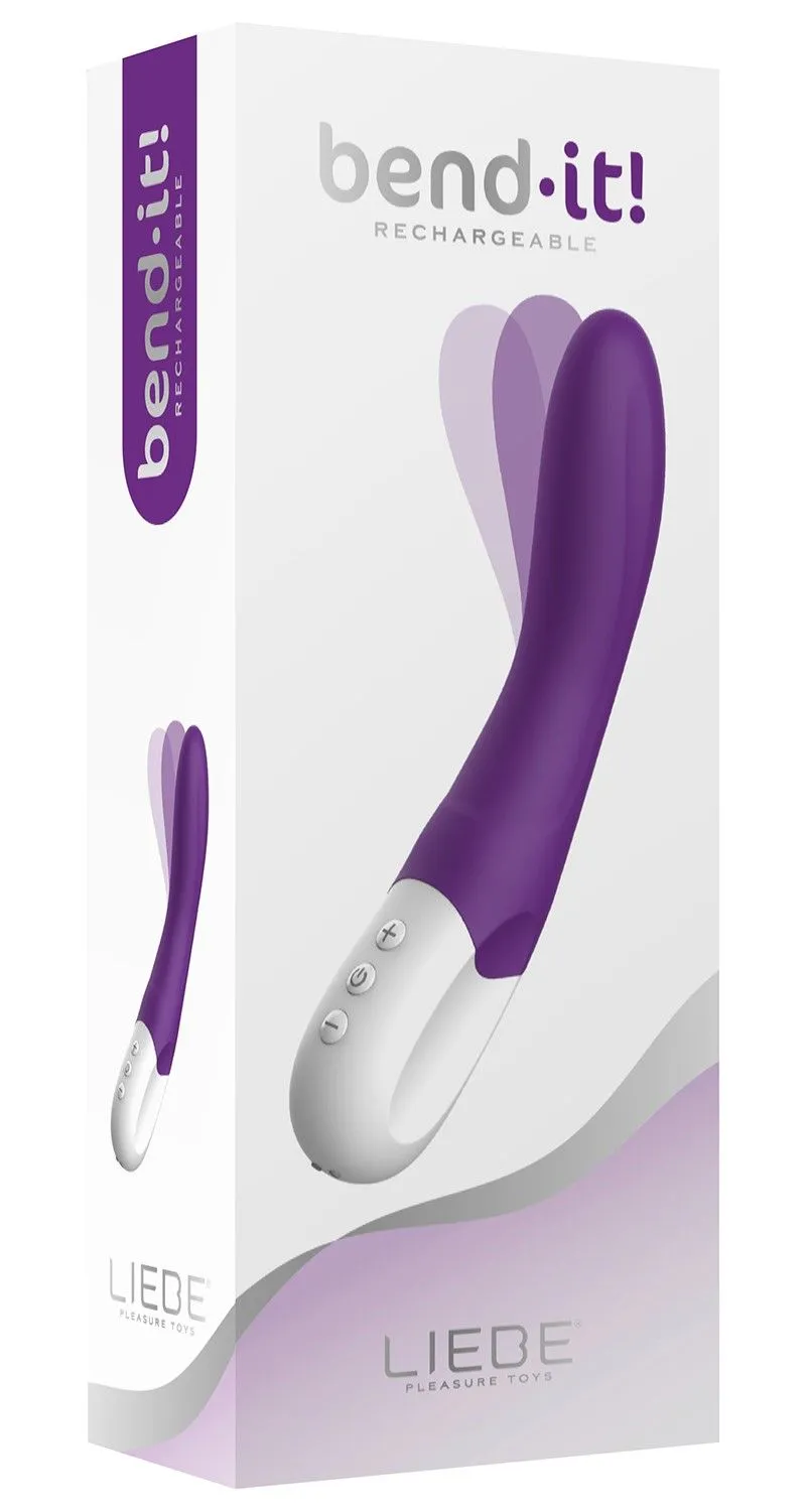 Вібратор Liebe Pleasure Toys Bend-It, 22 см (фіолетовий)