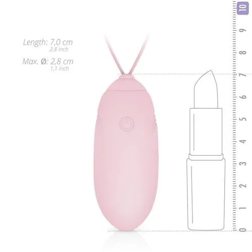 Віброяйце Luv Egg, 16 см (світло-рожевий)