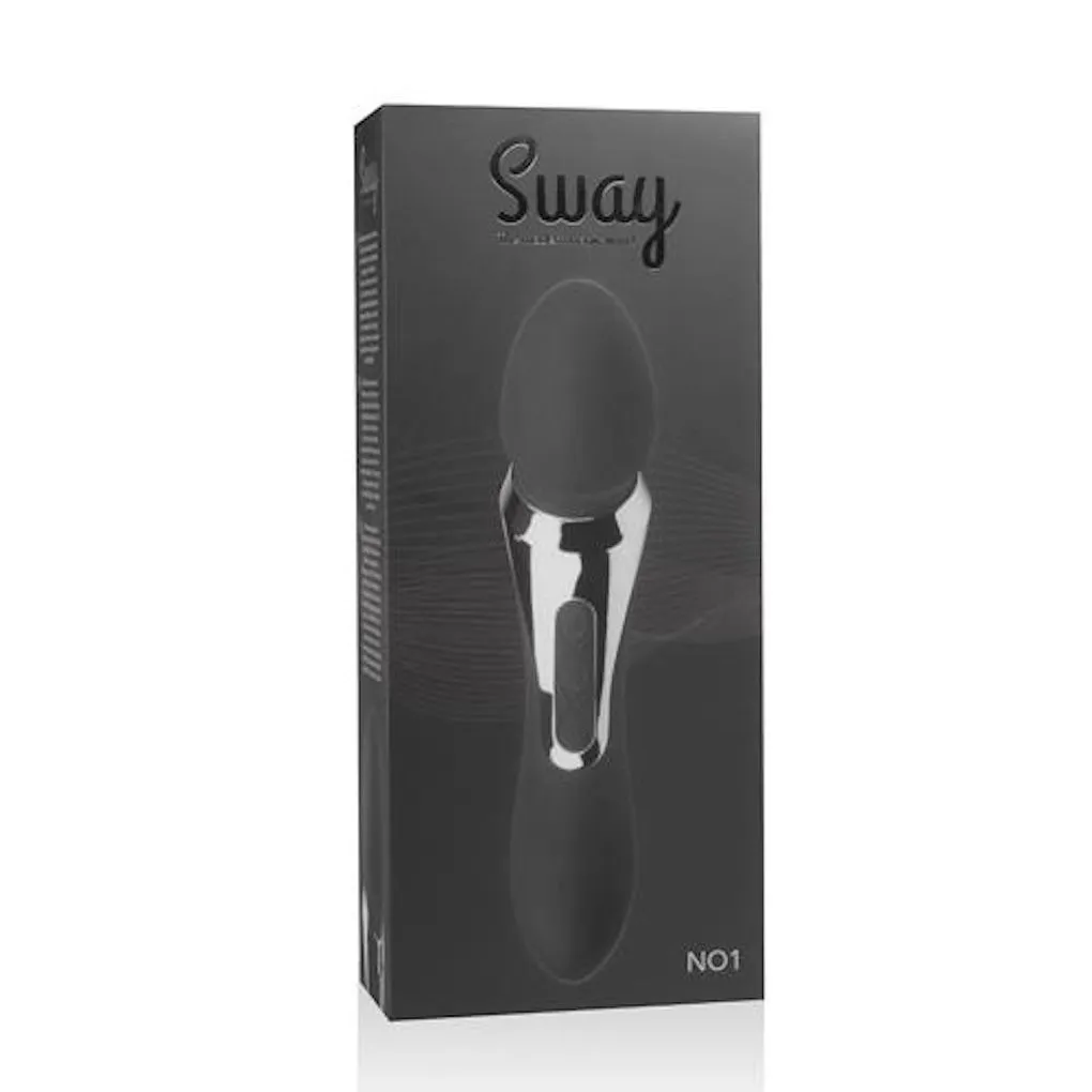 Sway Vibes Wand - Wibromasażer, Czarny, 22.5 cm