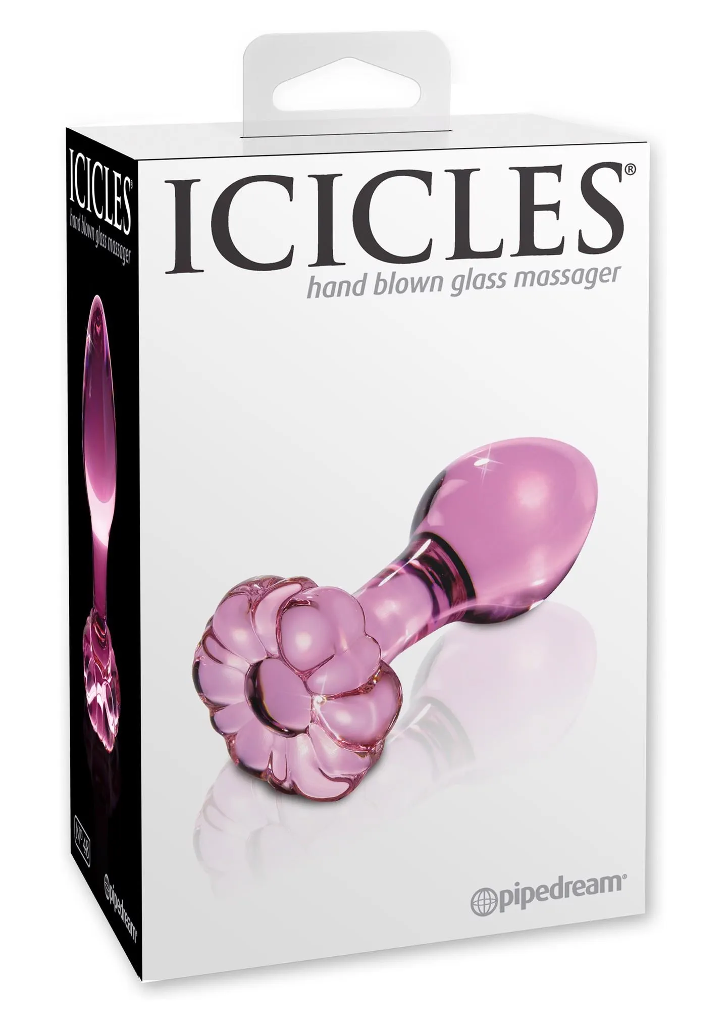 Анальная пробка Pipedream Icicles No.48, 7,5  см (розовый)