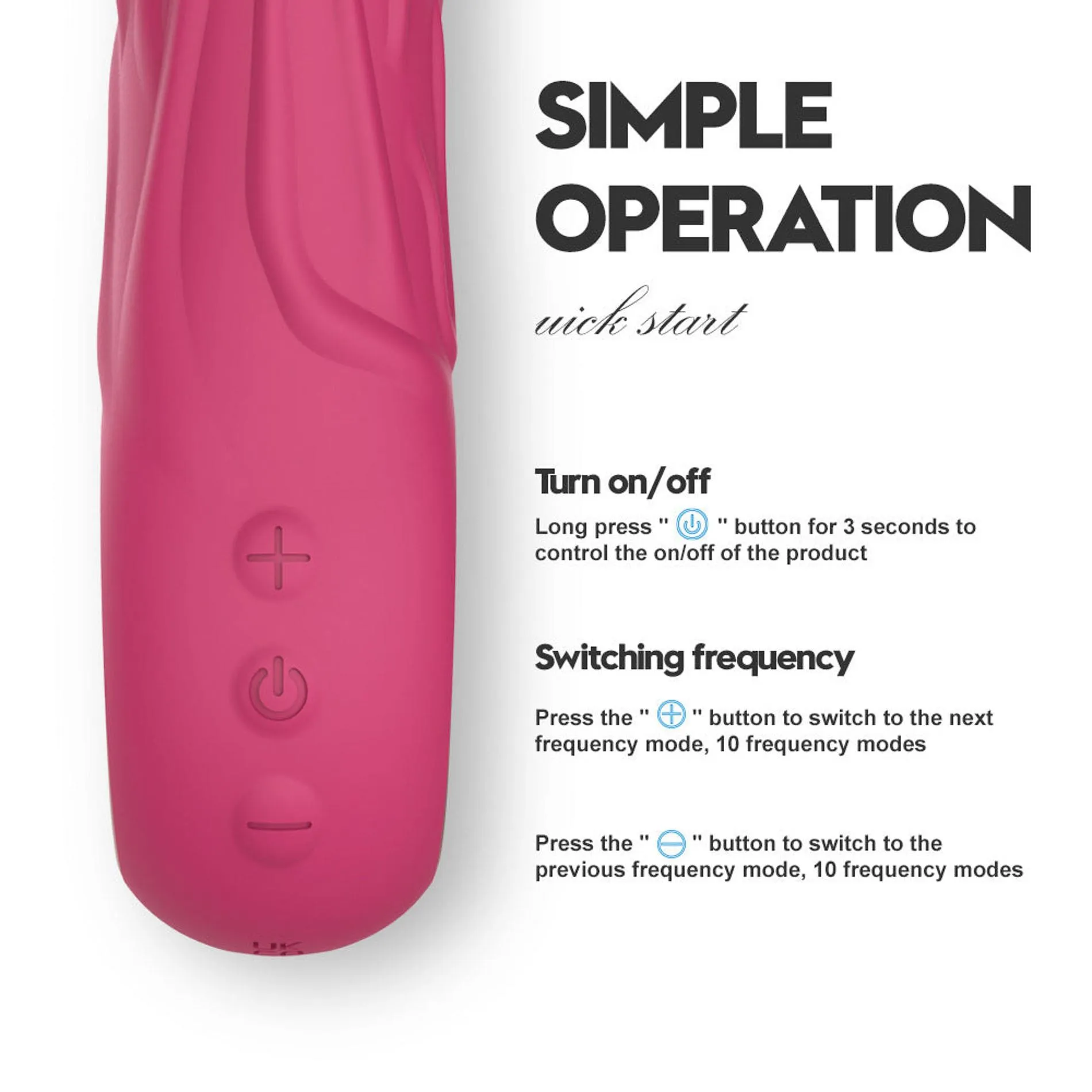 Вибратор Lovesecret Premium G-Spot, 22 см (розовый)