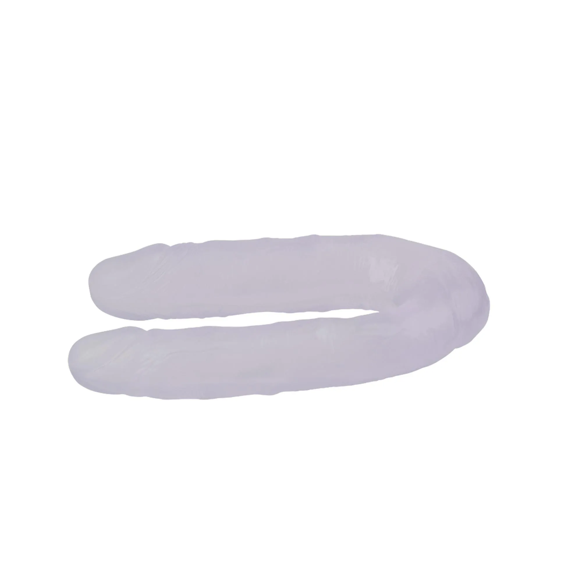 Двухсторонний фаллоимитатор Hi-Rubber Born To Create Pleasure 13 Inch, 34 см (прозрачный)