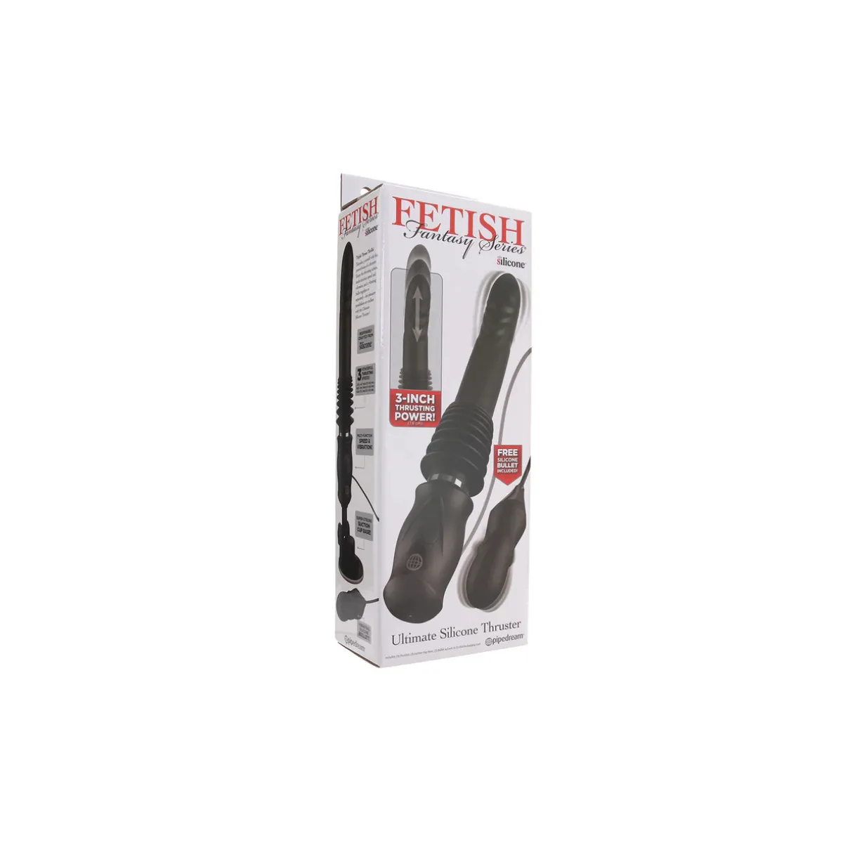 Вібратор Pipedream FF Series Ultimate Silicone Thruster, 15,5 см (чорний)